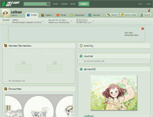 Tablet Screenshot of celiner.deviantart.com