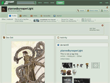 Tablet Screenshot of plannedbyreaperlight.deviantart.com