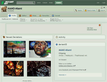 Tablet Screenshot of mamo-miami.deviantart.com
