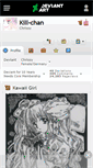 Mobile Screenshot of kill-chan.deviantart.com