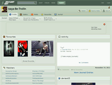 Tablet Screenshot of izaya-be-trollin.deviantart.com