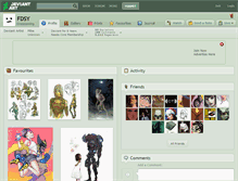 Tablet Screenshot of fdsy.deviantart.com