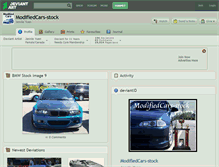 Tablet Screenshot of modifiedcars-stock.deviantart.com