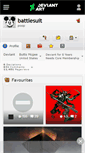 Mobile Screenshot of battlesuit.deviantart.com