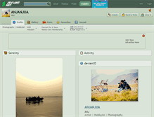 Tablet Screenshot of anjanjua.deviantart.com