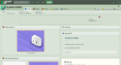 Desktop Screenshot of klonoa-works.deviantart.com