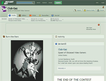 Tablet Screenshot of club-gaz.deviantart.com