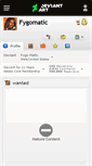 Mobile Screenshot of fygomatic.deviantart.com