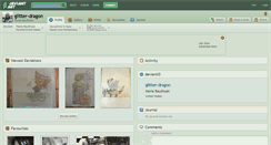 Desktop Screenshot of glitter-dragon.deviantart.com