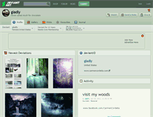 Tablet Screenshot of gladly.deviantart.com