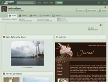 Tablet Screenshot of bethcullens.deviantart.com