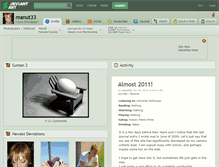 Tablet Screenshot of manut33.deviantart.com