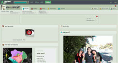Desktop Screenshot of green-splat-girl.deviantart.com