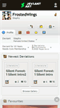Mobile Screenshot of frostedwings.deviantart.com