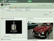 Tablet Screenshot of digital-burn.deviantart.com