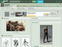 Tablet Screenshot of andynd.deviantart.com