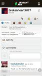 Mobile Screenshot of brokenheart9877.deviantart.com