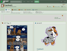Tablet Screenshot of carolina22.deviantart.com