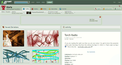 Desktop Screenshot of kloria.deviantart.com