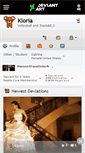 Mobile Screenshot of kloria.deviantart.com