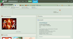 Desktop Screenshot of animewallpaper.deviantart.com