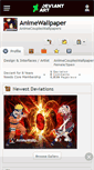 Mobile Screenshot of animewallpaper.deviantart.com