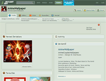 Tablet Screenshot of animewallpaper.deviantart.com