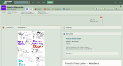 Desktop Screenshot of french-fries-unite.deviantart.com
