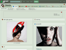 Tablet Screenshot of falbanka.deviantart.com