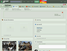 Tablet Screenshot of hellrisen.deviantart.com