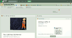 Desktop Screenshot of goldenhairfighter.deviantart.com