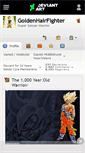 Mobile Screenshot of goldenhairfighter.deviantart.com