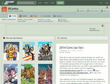 Tablet Screenshot of idcomics.deviantart.com