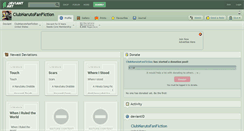 Desktop Screenshot of clubnarutofanfiction.deviantart.com