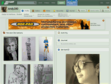 Tablet Screenshot of andy280.deviantart.com