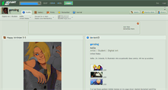Desktop Screenshot of gensing.deviantart.com