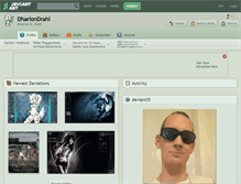 Tablet Screenshot of dhariondrahl.deviantart.com
