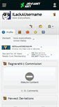 Mobile Screenshot of ilackausername.deviantart.com