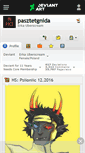 Mobile Screenshot of pasztetgnida.deviantart.com