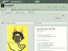Tablet Screenshot of pasztetgnida.deviantart.com