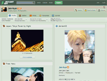 Tablet Screenshot of jen-kun.deviantart.com
