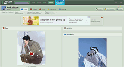 Desktop Screenshot of andlatitude.deviantart.com