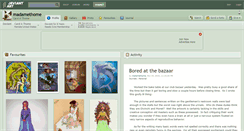 Desktop Screenshot of madamethome.deviantart.com