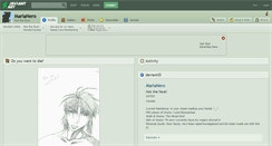 Desktop Screenshot of marianero.deviantart.com