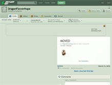 Tablet Screenshot of dragonflowerhope.deviantart.com