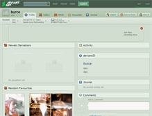 Tablet Screenshot of burce.deviantart.com