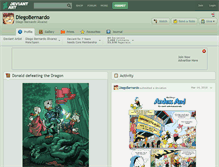 Tablet Screenshot of diegobernardo.deviantart.com