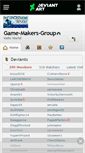 Mobile Screenshot of game-makers-group.deviantart.com