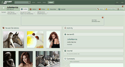 Desktop Screenshot of juliemavros.deviantart.com