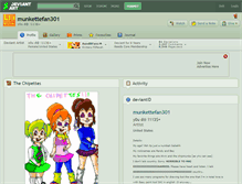 Tablet Screenshot of munkettefan301.deviantart.com